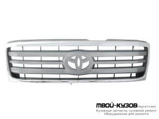 РЕШЕТКА РАДИАТОРА СЕРЫЙЕБРИСТ (КИТАЙ) для Toyota LANDCRUISER 100 (1998-)