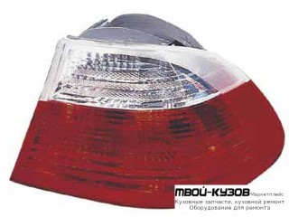 ФОНАРЬ ЗАДНИЙ ВНЕШНИЙ ПРАВАЯ СТОРОНА (DEPO) КРАСНЫЙ-БЕЛ для BMW E46 КУПЕ (10.1998 - 03.2003) (2003-2006)