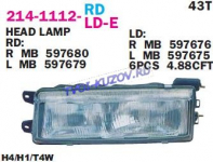 ФАРА левая 2-лампочки  - для MITSUBISHI LANCER