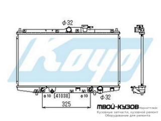 РАДИАТОР ОХЛАЖДЕНИЯ AT 1.8 2.2 2.3 (1 ряд) для Honda ACCORD СС7 (1993-1996) CE (1996-1998) CG7 (10.1998 - 02.2003) ЕВРОПА