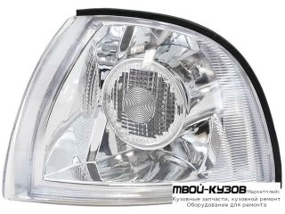 УКАЗ.ПОВОРОТА УГЛОВОЙ ЛЕВАЯ СТОРОНА ТЮНИНГ ПРОЗРАЧНЫЙ ХРУСТАЛ ВНУТРИ ХРОМ (КИТАЙ) для Daewoo NEXIA (1995-)