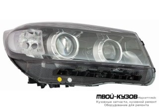 ФАРА ПРАВАЯ СТОРОНА ЛИНЗОВАННАЯ С КОРРЕКТОР , ДИОД , ВНУТРИ ЧЁРНЫЙ (DEPO) для KIA SORENTO (2013-)