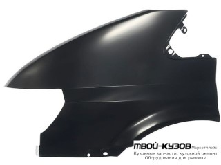 КРЫЛО ПЕРЕДНИЙ ЛЕВАЯ СТОРОНА БЕЗ ОТВ ПОД ПОВТОРИТЕЛЬ (ТАЙВАНЬ) для Ford TRANSIT (03.2000-)