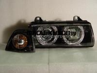 444-1110PXNDCU2 - ТЮНИНГ-ФАРЫ (КОМПЛЕКТ) с указателями поворота (DEPO) BMW E36 (1991-1999)
