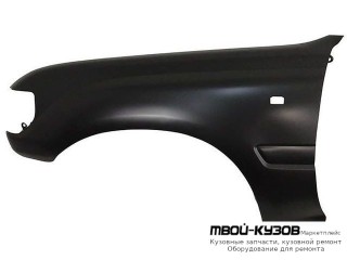 КРЫЛО ПЕРЕДНИЙ ЛЕВАЯ СТОРОНА С ОТВ ПОД ПОВТОРИТЕЛЬ ПОД МОЛДИНГ (ТАЙВАНЬ) для Toyota LANDCRUISER 80 (01.1990 - 01.1998)