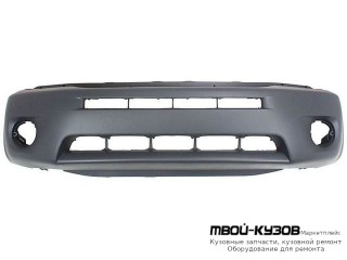 БАМПЕР ПЕРЕДНИЙ БЕЗ ОТВ П/РАСШИРИТ ТЕМНО-СЕРЫЙ (ТАЙВАНЬ) для Toyota RAV4 (2000-2003) (2004-2005)