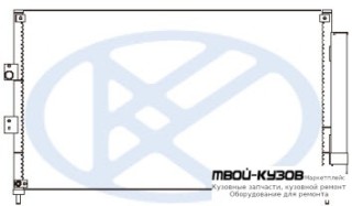 CIVIC КОНДЕНСАТОР КОНДИЦИОНЕРА (СЕДАН) (ХЭТЧБЭК) (KOYO) для Honda CIVIC (2006-2011) СЕДАН