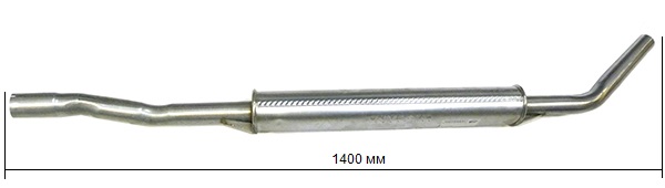 Глушитель доп. (резонатор) ВАЗ-21213 алюм. (Universal) M00043S/10432