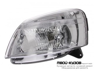 ФАРА ЛЕВАЯ СТОРОНА С КОРРЕКТОР (DEPO) для Peugeot PARTNER / CITROEN BERLINGO / (2003-), Citroen BERLINGO / PEUGEOT PARTNER (01.2003-)