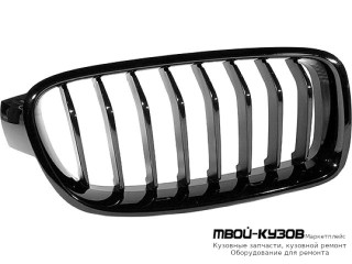 РЕШЕТКА РАДИАТОРА ПРАВАЯ СТОРОНА ТЮНИНГ ЧЁРНЫЙ (ТАЙВАНЬ) для BMW F30 3 series (2012-)