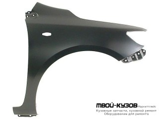 КРЫЛО ПЕРЕДНИЙ ПРАВАЯ СТОРОНА С ОТВ ПОД ПОВТОРИТЕЛЬ (СЕДАН) (ТАЙВАНЬ) для Toyota COROLLA E150 (2006-) СЕДАН