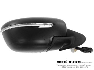ЗЕРКАЛО ПРАВАЯ СТОРОНА ЭЛЕКТР С ПОДОГРЕВОМ , УКАЗАТЕЛЬ ПОВОРОТА (CONVEX) (ТАЙВАНЬ) для Nissan JUKE (2011-)