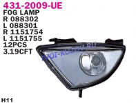 ФАРА ПРОТИВОТУМАННАЯ левая  - для FORD FIESTA