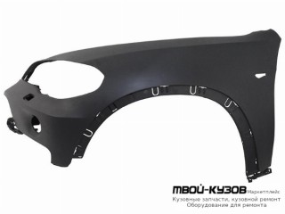 КРЫЛО ПЕРЕДНИЙ ЛЕВАЯ СТОРОНА С ОТВ П/ОМЫВАТЕЛЬ (USA) (ТАЙВАНЬ) для BMW E70 X5 (2007-)