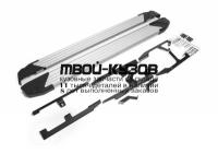 F193AL.0304.1 - ПОРОГИ-ПОДНОЖКИ (КОМПЛЕКТ) Silver (RIVAL) Audi Q7 (2015-)