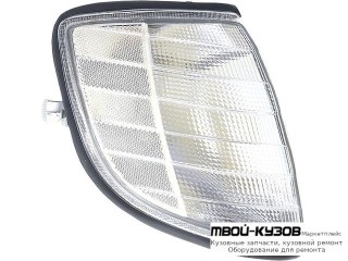 УКАЗ.ПОВОРОТА УГЛОВОЙ ПРАВАЯ СТОРОНА (DEPO) БЕЛЫЙ для Mercedes W140 SEDAN (05.1993 - 10.1998)