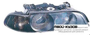 ФАРА ПРАВАЯ СТОРОНА ПОД КОРРЕКТОР (КСЕНОН) (DEPO) УКАЗАТЕЛЬ ПОВОРОТА ТОНИР для BMW E39 (11.1995 - 2003)