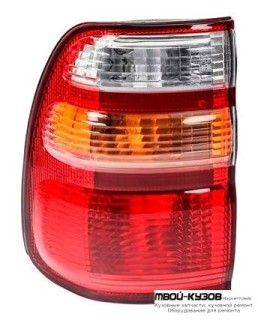 ФОНАРЬ ЗАДНИЙ ВНЕШНИЙ ЛЕВАЯ СТОРОНА (DEPO) ТРЕХЦВЕТН для Toyota LANDCRUISER 100 (1998-)