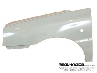 КРЫЛО ПЕРЕДНИЙ ЛЕВАЯ СТОРОНА С ОТВ ПОД ПОВТОРИТЕЛЬ , ПОД МОЛДИНГ (ТАЙВАНЬ) для KIA RIO II (2001-2002) / (2003-2005)