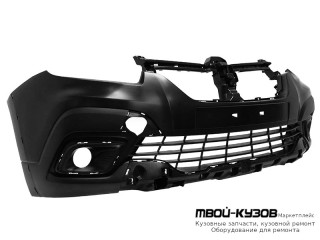 БАМПЕР ПЕРЕДНИЙ ГРУНТ (ТАЙВАНЬ) для Renault LOGAN / SANDERO (2014-)