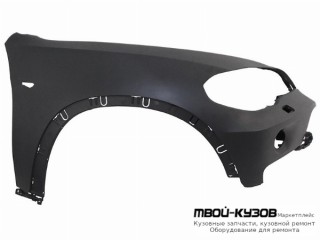 КРЫЛО ПЕРЕДНИЙ ПРАВАЯ СТОРОНА С ОТВ П/ОМЫВАТЕЛЬ (USA) (ТАЙВАНЬ) для BMW E70 X5 (2007-)