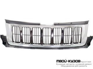 РЕШЕТКА РАДИАТОРА С ХРОМ МОЛДИНГ ТЕМНО-СЕРЫЙ (КИТАЙ) для Jeep GRAND CHEROKEE (2010-)