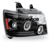 HU713-02-1-U-01 - ТЮНИНГ-ФАРЫ (КОМПЛЕКТ) (JUNYAN) Chevrolet Tahoe 900 (2007-2011)