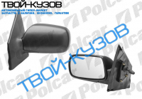 YARIS 99- ЗЕРКАЛО L МЕХАНИЧЕСКОЕ СТЕКЛО ВЫПУКЛОЕ