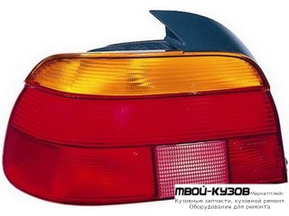 ФОНАРЬ ЗАДНИЙ ВНЕШНИЙ ЛЕВАЯ СТОРОНА (DEPO) КРАСНЫЙ-ЖЕЛТ для BMW E39 (11.1995 - 2003)