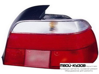 ФОНАРЬ ЗАДНИЙ ВНЕШНИЙ ПРАВАЯ СТОРОНА (DEPO) КРАСНЫЙ-БЕЛ для BMW E39 (11.1995 - 2003)