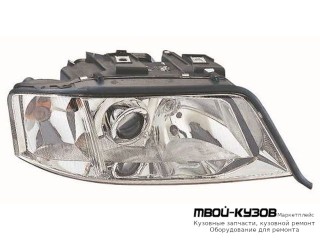 ФАРА ПРАВАЯ СТОРОНА +/- ПОД КОРРЕКТОР (DEPO) для Audi A6 (09.1997 - 03.2004)