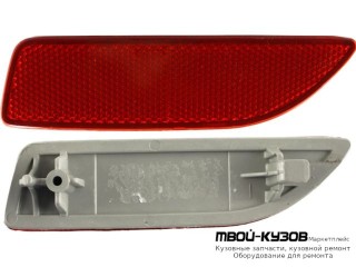 ФОНАРЬ-КАТАФОТ ЛЕВАЯ СТОРОНА В ЗАДНИЙ БАМПЕР (КИТАЙ) для Toyota COROLLA E150 (2006-) СЕДАН