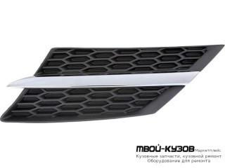 РЕШЕТКА РАДИАТОРА ЛЕВАЯ СТОРОНА ЧЁРНЫЙ С ХРОМ МОЛДИНГ (КИТАЙ) для Toyota RAV4 (2013-)