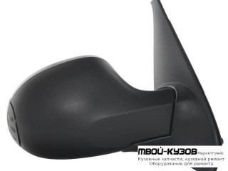 ЗЕРКАЛО ПРАВАЯ СТОРОНА ЭЛЕКТР С ПОДОГРЕВОМ (CONVEX) ГРУНТ (ТАЙВАНЬ) для Renault SYMBOL (2008-)