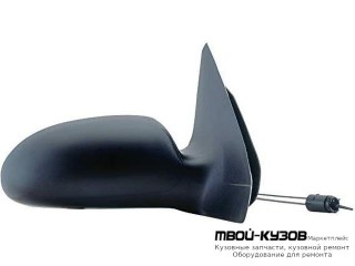 ЗЕРКАЛО ПРАВАЯ СТОРОНА (USA) МЕХАН С ТРОСИК (CONVEX) ЧЁРНЫЙ (ТАЙВАНЬ) для Ford FOCUS (11.1998 - 10.2001) (11.2001-)