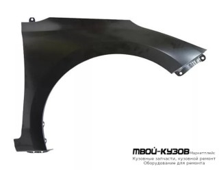 КРЫЛО ПЕРЕДНИЙ ПРАВАЯ СТОРОНА БЕЗ ОТВ ПОД ПОВТОРИТЕЛЬ (ТАЙВАНЬ) для Hyundai SOLARIS (2017-)