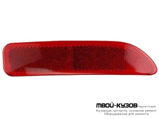 ФОНАРЬ-КАТАФОТ ПРАВАЯ СТОРОНА В ЗАДНИЙ БАМПЕР (ТАЙВАНЬ) для Renault LOGAN (2005-2014)