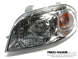 ФАРА ЛЕВАЯ СТОРОНА С КОРРЕКТОР (СЕДАН) (DEPO) для Chevrolet AVEO T250 (2006-)