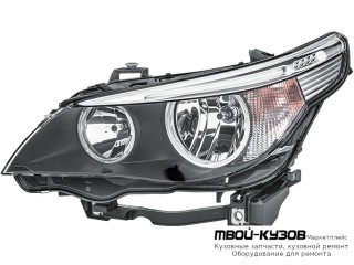 ФАРА ЛЕВАЯ СТОРОНА С КОРРЕКТОР , ДИОД (DEPO) для BMW E60 (2002-)