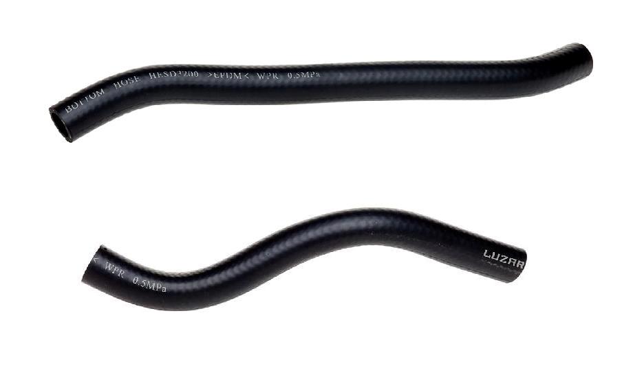 Патрубки печки ВАЗ-2170 (2шт.) (LUZAR) с хомут. (EPDM) LPKh 0127