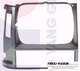 РЕШЕТКА РАДИАТОРА ПРАВАЯ СТОРОНА ЧЁРНЫЙ (ТАЙВАНЬ) для Jeep CHEROKEE (1984-1996)