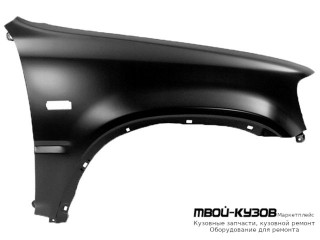 КРЫЛО ПЕРЕДНИЙ ПРАВАЯ СТОРОНА С ОТВ ПОД ПОВТОРИТЕЛЬ (ТАЙВАНЬ) для Honda CRV (1996-2002)