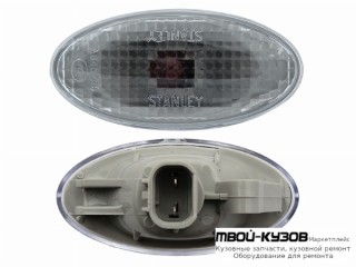 ПОВТОРИТЕЛЬ ПОВОРОТА В КРЫЛО ЛЕВАЯ + ПРАВАЯ (КОМПЛЕКТ) ТОНИР С ДИОД для Mazda 6 (2002-2007)