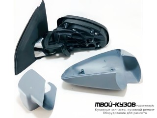 ЗЕРКАЛО ЛЕВАЯ СТОРОНА ЭЛЕКТР С ПОДОГРЕВОМ (ASPHERICAL) ГРУНТ (ТАЙВАНЬ) для Opel VECTRA С (04.2002-) SIGNUM (2003-)