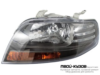 ФАРА ЛЕВАЯ СТОРОНА ПОД КОРРЕКТОР (ХЭТЧБЭК) (DEPO) для Chevrolet AVEO T200 (2004-)