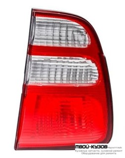 ФОНАРЬ ЗАДНИЙ ВНУТРЕН ЛЕВАЯ СТОРОНА (DEPO) КРАСНЫЙ-БЕЛ для Toyota LANDCRUISER 100 (1998-)