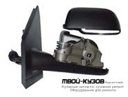 ЗЕРКАЛО ЛЕВАЯ СТОРОНА МЕХАН С ТРОСИК (ASPHERICAL) ГРУНТ (ТАЙВАНЬ) для Volkswagen POLO (08.2001 - 2009)