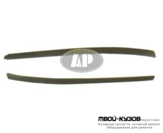 СПОЙЛЕР БАМПЕРА ПЕРЕДНИЙ ПРАВАЯ СТОРОНА ЧЁРНЫЙ (ТАЙВАНЬ) для Peugeot 307 (08.2001-)