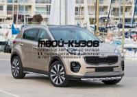 R.2809.003 - ЗАЩИТА ПЕРЕДНЕГО БАМПЕРА d57 усиленная (RIVAL) Kia Sportage 4 (2016-)
