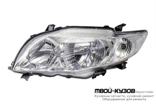 ФАРА ЛЕВАЯ СТОРОНА (СЕДАН) ПОД КОРРЕКТОР (DEPO) для Toyota COROLLA E150 (2006-) СЕДАН